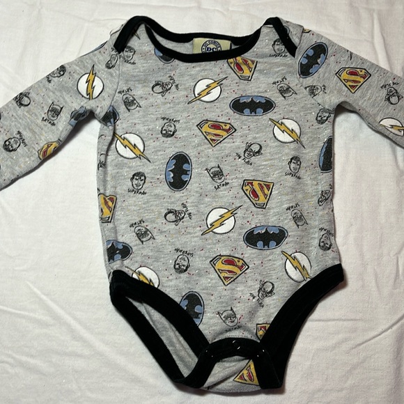 3-6M DC comics diaper shirt - Picture 1 of 4
